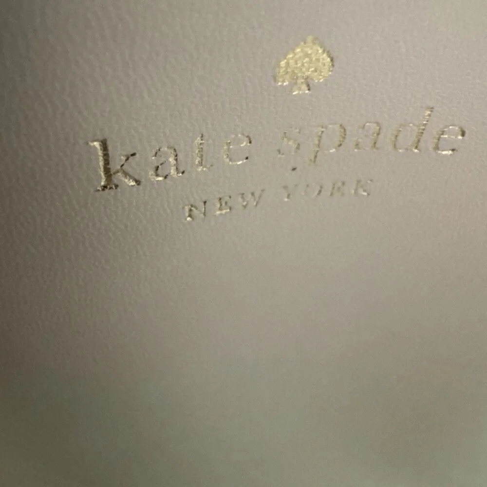 Kate Spade Cara Tote Large Beige (Tusk) Pebbled Leather Shoulder Purse Bag